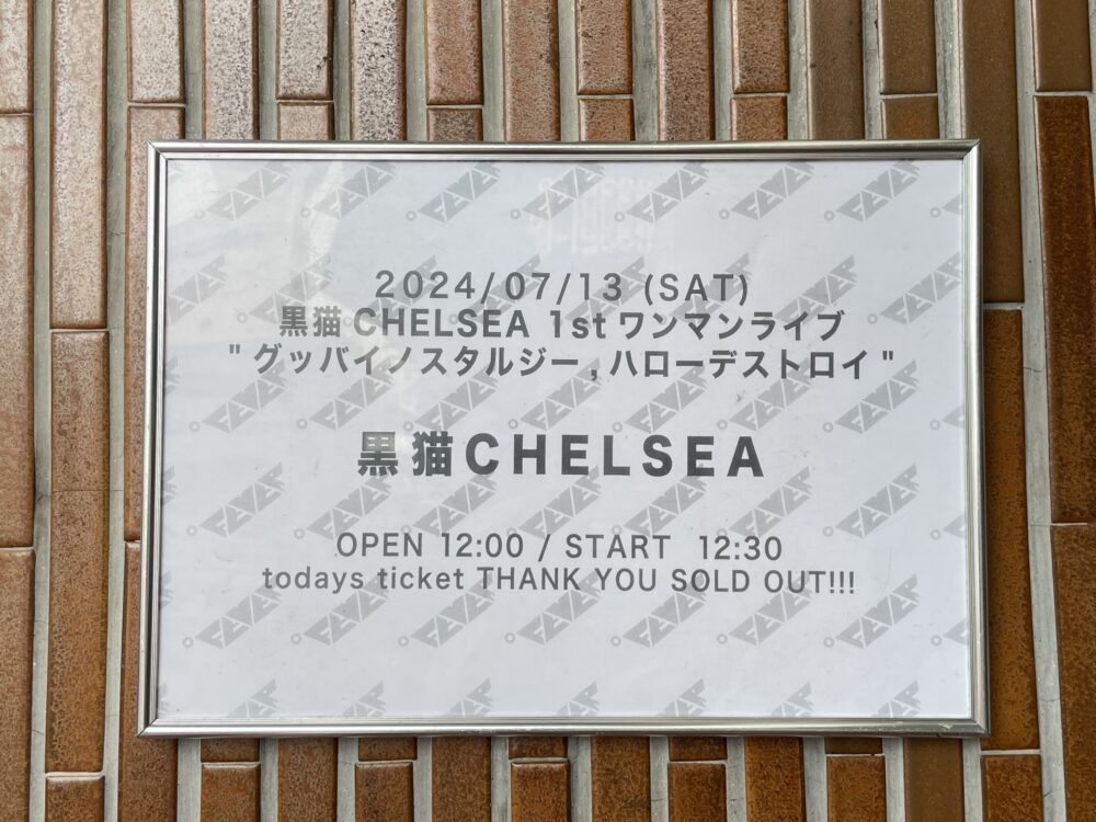 【ライブレポート】黒猫CHELSEA新体制の1stワンマンライブ「グッバイノスタルジー,ハローデストロイ」