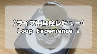 【ライブ用耳栓レビュー】Loop Experience 2を徹底検証！初めて買うならコレで決まり！ 